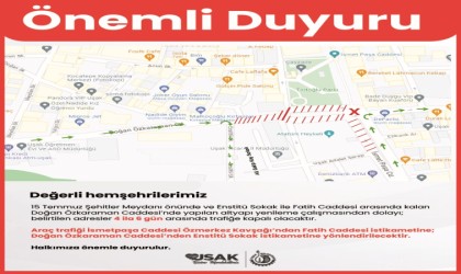 Uşakta bazı yollar trafiğe kapandı