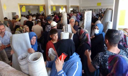 Yozgatta ucuz halı satışı yoğunluğa neden oldu