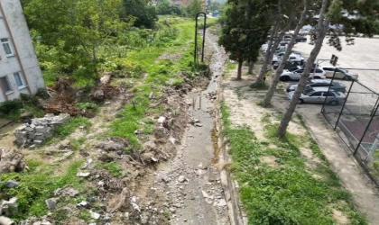 Amasra’da sel sonrası tarihi eserler ortaya çıktı