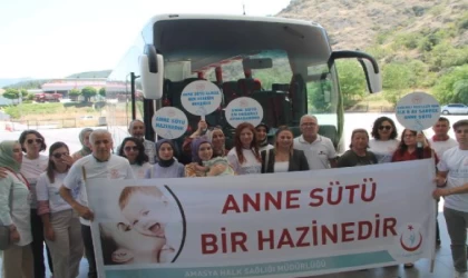 Amasya’da ’Anne bebek dostu otobüs’ projesi