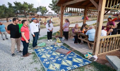 Başkan Çakın, Yeşil Karaağaç Doğal Yaşam Merkezinde vatandaşlarla buluştu