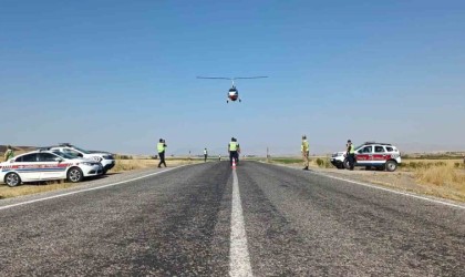 Cayrokopter ile havadan trafik denetimi