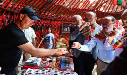 Ertuğrul Gazi Kayı Obasında Bilecikin tarihi anlatıldı, yöresel ürünleri tanıtıldı