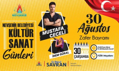 Nevşehir Belediyesinden 30 Ağustos Zafer Bayramına özel konser