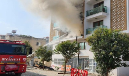 Osmaniyede tüp patladı, yangın çıktı: 1 yaralı