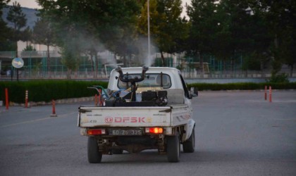 Tokatta haşerelere karşı ilaçlama çalışması başladı