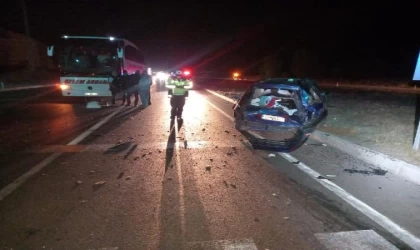 Amasya’da zincirleme kaza: 3 yaralı