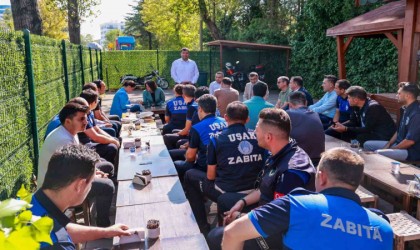 Başkan Çakın, Zabıta Müdürlüğü personelleriyle bir araya geldi