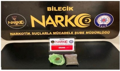 Bilecikte 5 ayrı noktaya düzenlenen uyuşturucu operasyonunda yakalanan 2 kişi tutuklandı