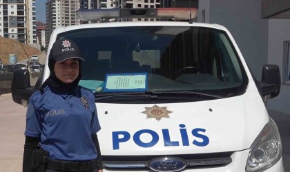 Genç kızın polis olma hayali gerçekleşti