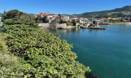 Tarihi Amasra Kalesi’nde ağaç ve bitki temizliği