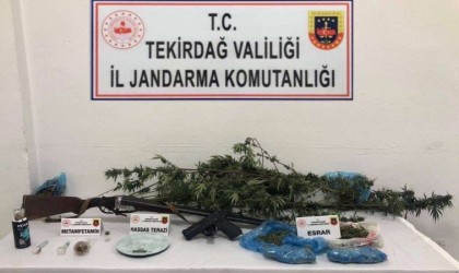 Tekirdağın 4 ilçesinde uyuşturucu operasyonu: 10 gözaltı