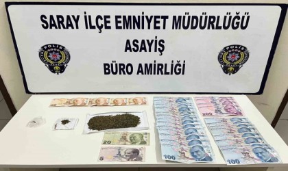 Uyuşturucu satıcısı, polisin dikkati sayesinde yakalandı