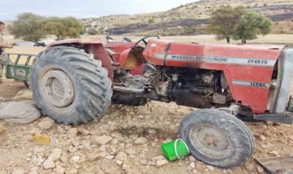 Adıyamanda traktör devrildi: 1 ölü