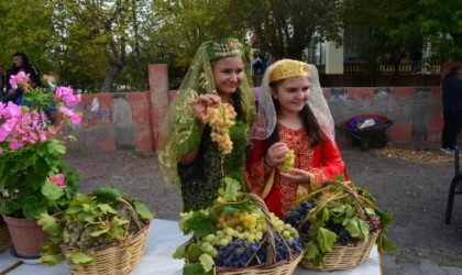 Aksaray’da bağ bozumu pekmez festivali düzenlendi