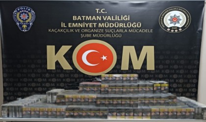 Batmanda 2 bin 240 paket kaçak sigara ele geçirildi