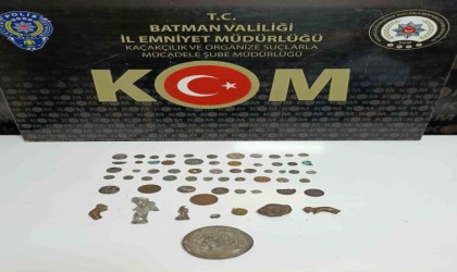 Batmanda yolcunun valizinden tarihi eser çıktı