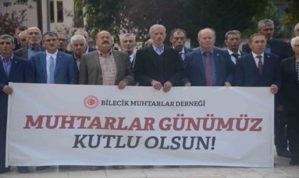 Bilecikte 19 Ekim Muhtarlar Günü dolayısıyla tören düzenlendi