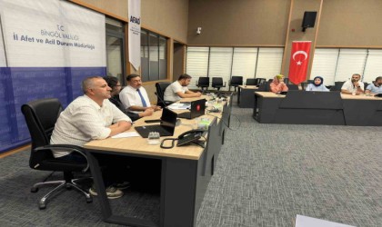 Bingölde il afet risk azaltma planı toplantısı yapıldı