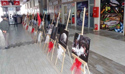 Bozüyükte Filistine destek amacıyla resim sergisi açıldı