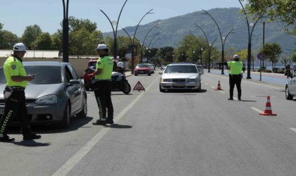 Orduda bir haftada 15 bin araç denetlendi