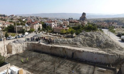 Ortahisarda Galip Üstünada İlkokulu Temeli Atıldı