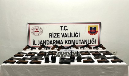 Rizede silah kaçakçılı operasyonu: 2 gözaltı