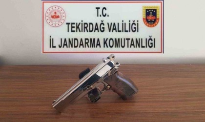 Tekirdağda silah operasyonu