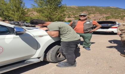 Tuncelide kaçak avlanan 4 şahsa işlem yapıldı