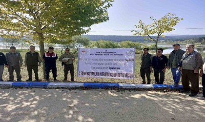 Yaralı bulunan leylek tedavisinin ardından doğaya salındı