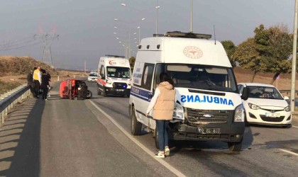 Batmanda ambulans ile patpat çarpıştı: 1 yaralı