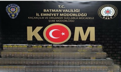 Batmanda çok sayıda gümrük kaçağı ürün ele geçirildi