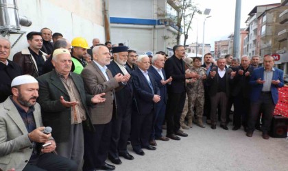 Hacı Sait Camisinin temeli dualarla atıldı