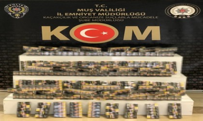 Muşta 800 paket gümrük kaçağı sigara ele geçirildi