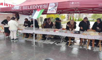 Niğdede Filistin için ‘Hayır Çarşısı açıldı