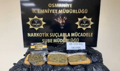 Osmaniyede 48 kilo sentetik uyuşturucu ele geçirildi