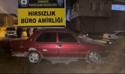 Osmaniyede çaldıkları otomobilleri il dışında parçalayıp satan hırsızlar yakalandı