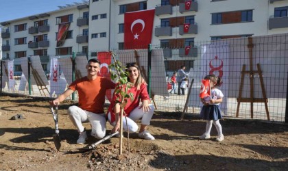 Sasonda jandarma personeli hatıra meyve bahçesi oluşturdu