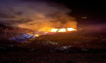 Siirt’te şarampole devrilen otomobil alev aldı: 6 ölü, 1 yaralı/ Ek fotoğraflar