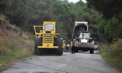 Sinopta sıcak asfalt çalışmaları