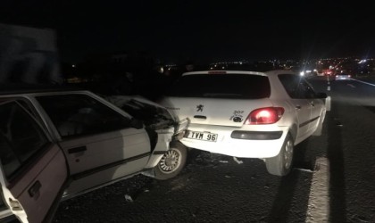 Tekirdağda zincirleme trafik kazası: 2 yaralı