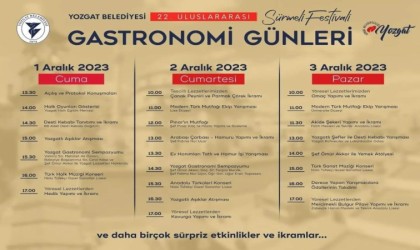 Yozgatta Gastronomi Günleri etkinliği düzenlenecek