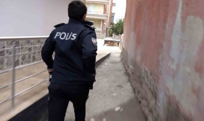 Aksarayda nefes kesen polis hırsız kovalamacası