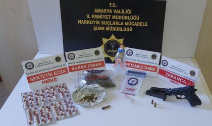 Amasyada Narkogüç operasyonunda 17 gözaltı