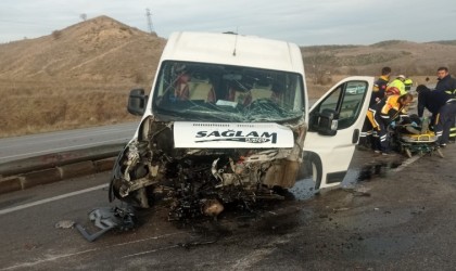 Amasyada zincirleme kaza: 5i öğrenci 7 yaralı