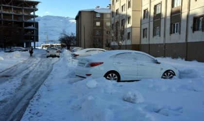 Bitlis’te 49 köy yolu kardan kapandı