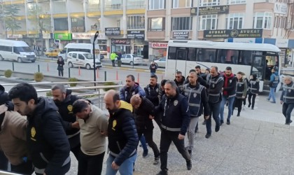 Çorum polisinden teleskop operasyonu: Gözaltına alınan 9 kişi adliyede