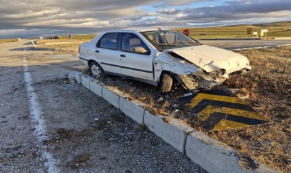 Çorumda trafik kazası: 1 yaralı