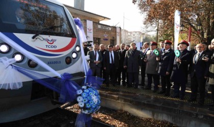 Güller Ekspresi ilk seferine uğurlandı