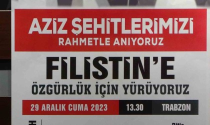 HAK-İŞ Filistine destek için Trabzonda miting düzenleyecek